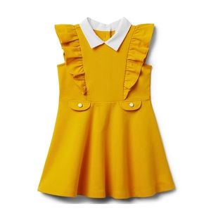 Janie & Jack Collared Ruffle Dress